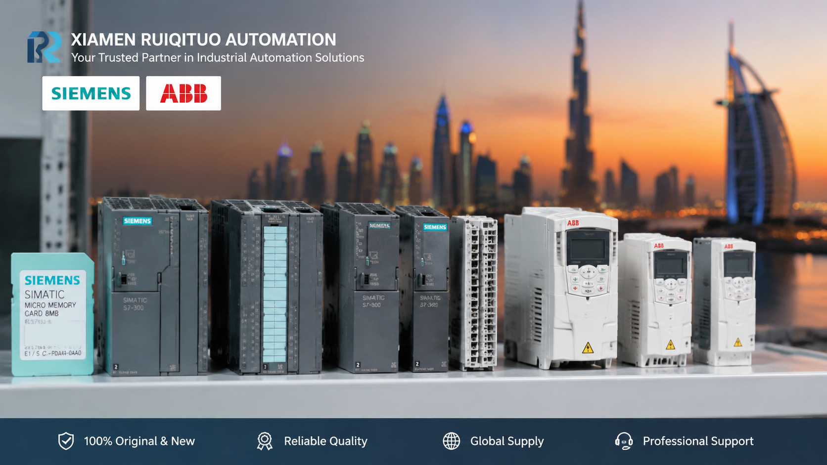 Xiamen Ruiqituo Automation Deepens Middle East Layout, Delivers One-Stop Industrial Control Spare Parts Solutions for GCC Industrial Clients